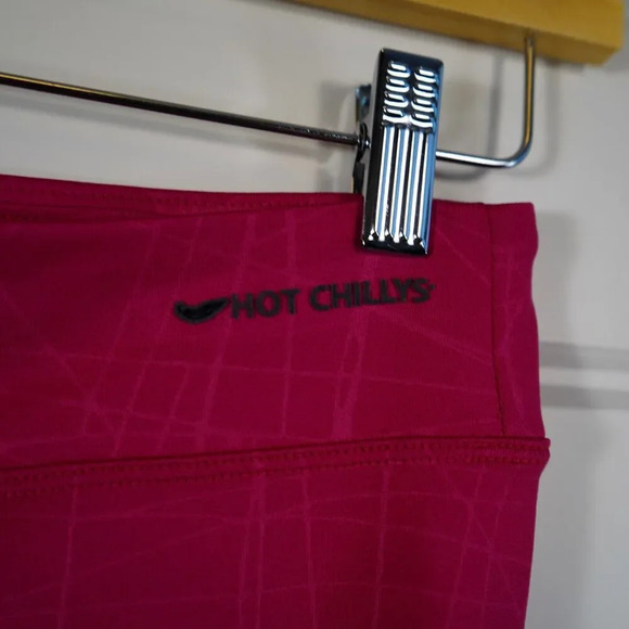 Hot Chillys Micro-Elite Chamois Pink Tights HC9412 Size Small - Picture 4 of 6